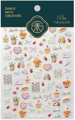 Small Cute Sticker 3D Relief Design Decals for iPhone 17 PRO / 17 PROMAX Cell Phone Camera Screen Lens,for NintendSwitch Game Handle Controllers，Scrapbooking Laptop Diary Planner Collage DIY (M-1172) in Kuwait