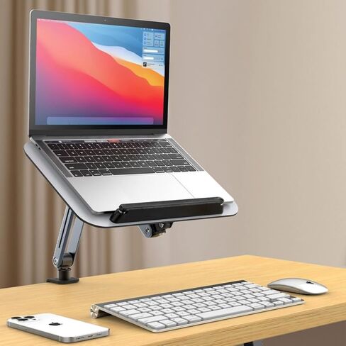 Flexible Tablet and Laptop Arm Stand,Arm Mount Easy Height Adjustment for Optimals Ergonomics in Office Home Study Read in Saudi Arabia