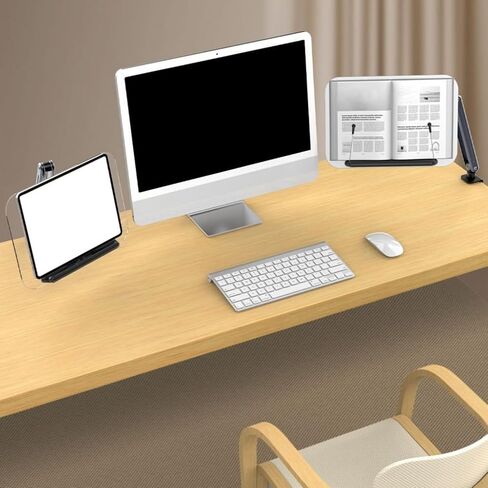 Flexible Tablet and Laptop Arm Stand,Arm Mount Easy Height Adjustment for Optimals Ergonomics in Office Home Study Read in Saudi Arabia
