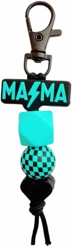 Mama Keychain checkered Black Mom Mom Ring for Car Keys Pres Prose Prose Mom Gifts Mothers Day Gift in Saudi Arabia