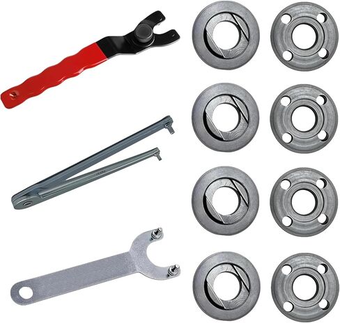 N134467 زاوية طاحونة شفة الجوز، 5/8-11 صامولة قفل فتحة سداسية متوافقة مع ديوالت DWE402 DWE412B DWE4011 DWE4012 DWE4120 المطاحن، قطع الغيار (6 حزمة) in Kuwait