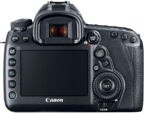 Canon EOS 5D IV DSLR Camera Body ONLY + 128GB Extreme Memory Card + Battery Grip + Spare High Copacity Battery + Camera Case + More (18pc Bundle) (Renewed) in Saudi Arabia