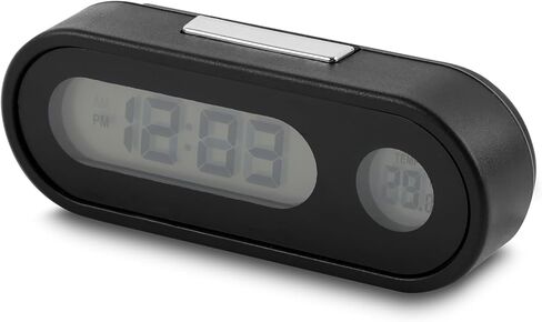 Riloer Car Digital Display Electronic Clock, LED Luminous Thermometer Automotive Replacement Clock for Car Truck in Saudi Arabia