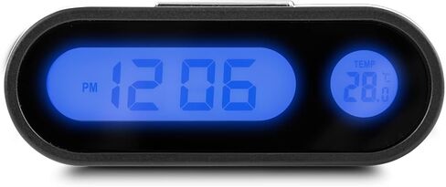 Riloer Car Digital Display Electronic Clock, LED Luminous Thermometer Automotive Replacement Clock for Car Truck in Saudi Arabia