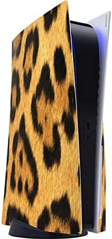 Skinit Decal Gaming Skin Compatible with PS5 Console - Leopard Spots Print Design in Saudi Arabia