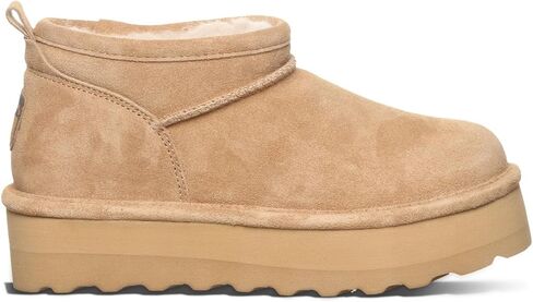 BEARPAW Women's Retro Super Shorty Iced Coffee Size 7 | Women's Ankle Boot | Comfortable Winter Boot in Saudi Arabia