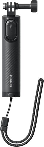 حامل ثلاثي Insta360 Mini 2 في 1 2.0، عصا سيلفي خفيفة الوزن وحامل ثلاثي القوائم، محول عالمي ثلاثي الشقوق ومحول 1/4 بوصة إلى ثنائي الشقوق، أسود in Kuwait