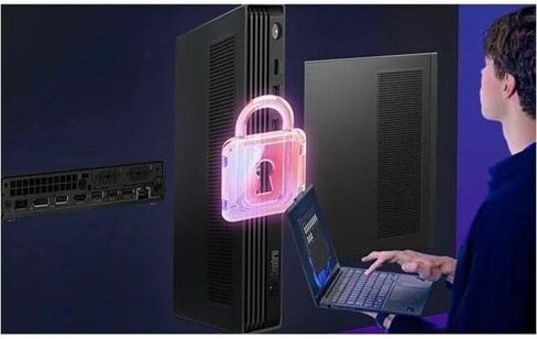 كمبيوتر مكتبي Lenovo ThinkCentre M90q Gen 6 13AC0026US - Intel Core Ultra 9 285-32 جيجابايت - 256 جيجابايت PCI Express NVMe 4.0 x4 SSD - صغير - أسود - شريحة Intel Q870 - Windows 11 Pro in Kuwait