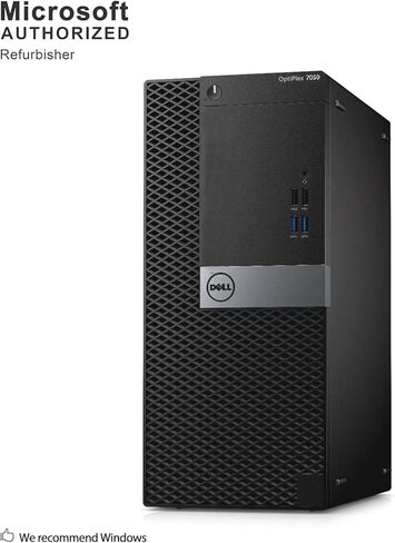 Dell Optiplex Mini Tower i7 Desktop 7050 Computer PC, 7050 Mini Tower Windows 11 Pro, Quad Core i7-6700 3.4GHz up to 4.0GHz, 16GB RAM, 512GB SSD, Keyboard (Renewed) in Kuwait