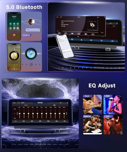 شاشة Linux لسيارة BMW F30 F31 F32 F33 F34 F35 F20 F21 F22 NBT نظام Carplay سلكي/لاسلكي Android Auto 10.25 IPS لمس، 5.0 بلوتوث، ملحقات BMW 328i 320i التحديثية راديو 2012-2017 in Kuwait