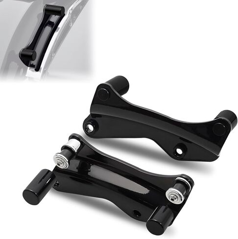 WOWTK Rear 4-Point Docking Hardware Cover Magnet Caps Kit Compatible for Harley Davidson Touring 2009-UP,for Road Glide Road King Street Glide Electra Glide,Vivid Black/Pack of 4(2 Long, 2 Short) in Saudi Arabia