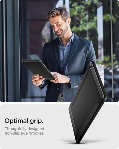 Spigen Rugged Armor Designed for Galaxy Tab A11 Plus Case (2025) - Matte Black in Saudi Arabia