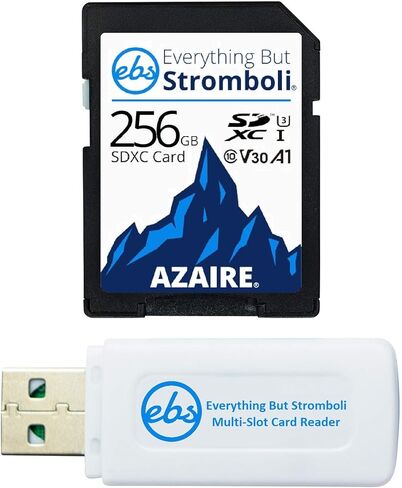 كل شيء ولكن سترومبولي 256 جيجابايت بطاقة SD فئة 10 UHS-1 U3 Speed ​​C10 V30 256G SDXC تخزين بطاقة الذاكرة للكاميرا المتوافقة والكمبيوتر وكاميرا الفيديو in Saudi Arabia