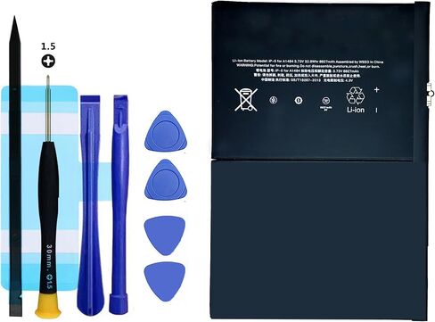 بطارية بديلة A1484 لجهاز iPad 5th 6th 7th 8th Gen Air 1، بطارية قابلة لإعادة الشحن 0 دورة متوافقة مع iPad A1474 A1476 A1823 A1893 A1954 A2197 A2200 A2198 A2270 A2429 A2430 in Saudi Arabia