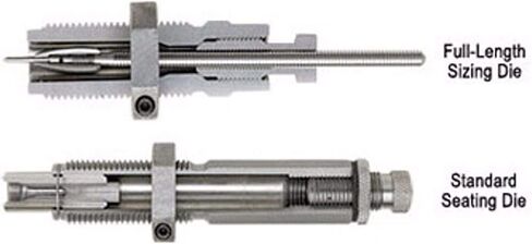Hornady 546201 DIESET 2 204 Ruger Custom Grade Reloading DIE Set (السلسلة الأولى مجموعة قالبين) (.204) in Saudi Arabia