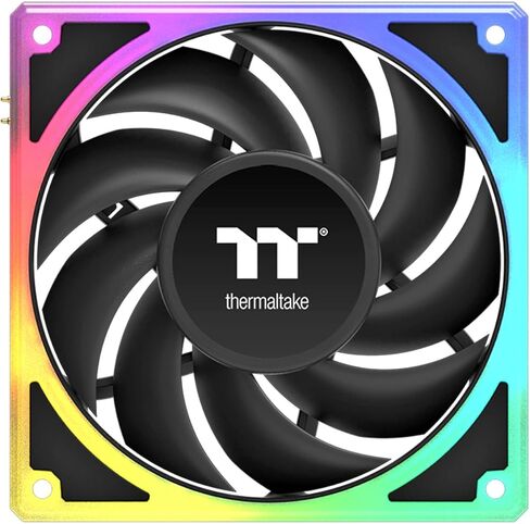 Thermaltake Toughfan EX 140 ARGB Sync; 140mm; 500~2000 RPM; MagForce 2.0; 3.04mm-H2O Static Pressure; Airflow 94.43 CFM; Hydraulic Bearing; 5V 3-Pin Motherboard Sync; 3-Pack; Black; CL-F212-PL14SW-A in Saudi Arabia