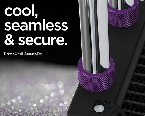 PrimoChill SecureFit SX - تركيب ضغط ممتاز لـ 7/16in ID x 5/8in OD أنابيب مرنة 12 حزمة (F-SFSX758-12) - متوفر بأكثر من 20 لونًا، حلقة تبريد مائية مخصصة جاهزة (أحمر حلاقة) in Saudi Arabia