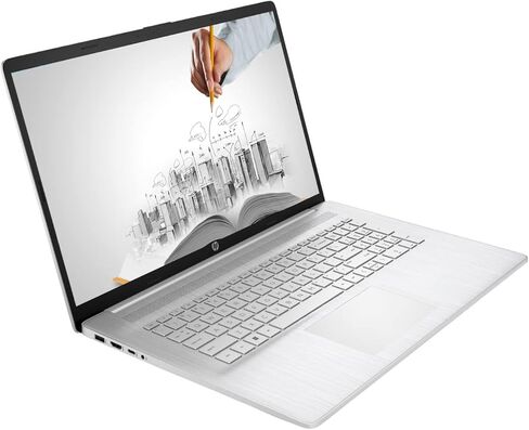 HP 17 Business Laptop, 17.3" HD+ Display, 11th Gen Intel Core i3-1125G4 Processor, 8GB RAM, 256GB SSD, Wi-Fi, HDMI, Webcam, Windows 11 Pro, Silver in Saudi Arabia