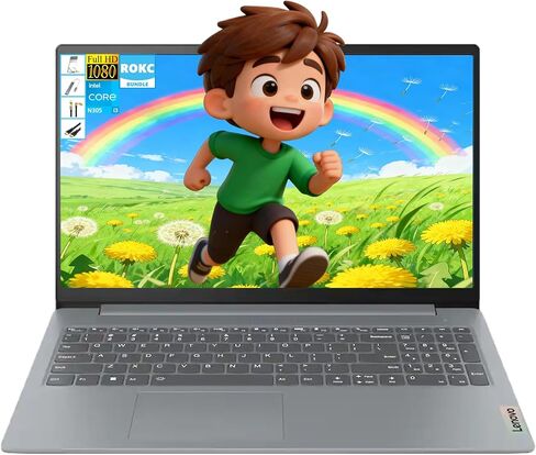 Lenovo IdeaPad3i 15.6" FHD Laptop, Intel Core i3-1135G4 CPU, 8GB DDR4 | 128GB SSD | Windows 11 | Portable | Wi-Fi AC | SD Card Reader | Long Battery Life | for Business & Students (Renewed) in Saudi Arabia