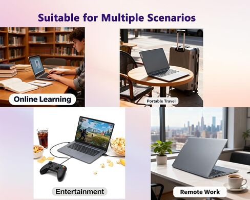 Lenovo IdeaPad3i 15.6" FHD Laptop, Intel Core i3-1135G4 CPU, 8GB DDR4 | 128GB SSD | Windows 11 | Portable | Wi-Fi AC | SD Card Reader | Long Battery Life | for Business & Students (Renewed) in Saudi Arabia