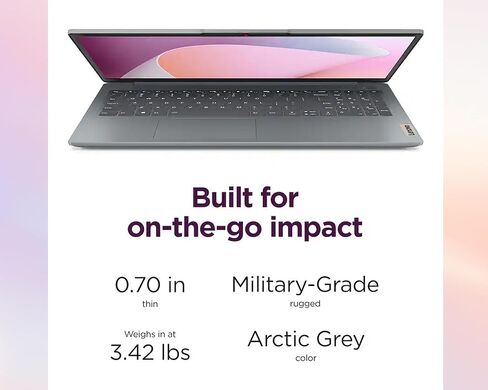 Lenovo IdeaPad3i 15.6" FHD Laptop, Intel Core i3-1135G4 CPU, 8GB DDR4 | 128GB SSD | Windows 11 | Portable | Wi-Fi AC | SD Card Reader | Long Battery Life | for Business & Students (Renewed) in Saudi Arabia