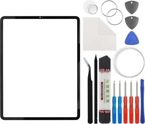 Touch Screen Front Glass (Without LCD Display) Compatible with iPad Pro 12.9 3th 4th A1876 A2014 A1983 A1895 A2069 A2232 A2233 A2229 12.9 inch with Tools in Saudi Arabia