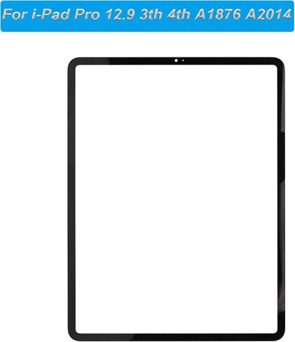 Touch Screen Front Glass (Without LCD Display) Compatible with iPad Pro 12.9 3th 4th A1876 A2014 A1983 A1895 A2069 A2232 A2233 A2229 12.9 inch with Tools in Saudi Arabia