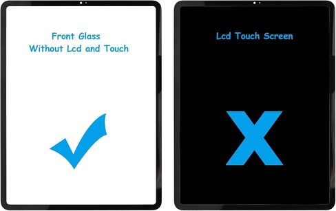 Touch Screen Front Glass (Without LCD Display) Compatible with iPad Pro 12.9 3th 4th A1876 A2014 A1983 A1895 A2069 A2232 A2233 A2229 12.9 inch with Tools in Saudi Arabia