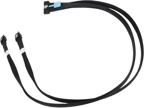 كابل بيانات PCIe IO مزدوج مستقيم، 74Pin إلى 2 SFF8654 38Pin كابل مستقيم مزدوج PCIe عالي السرعة كابل PCIe IO 60 سم لأنظمة تخزين الخوادم in Kuwait