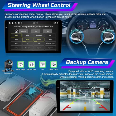[4+64G] راديو سيارة NHOPEEW لسيارة BMW 3 Series E46 1999-2005 مع Carplay اللاسلكي وAndroid Auto - شاشة لمس 9 بوصة ستيريو Android للسيارة - GPS / WiFi / EQ Audio / SWC / Mirror Link + كاميرا احتياطية AHD in Saudi Arabia