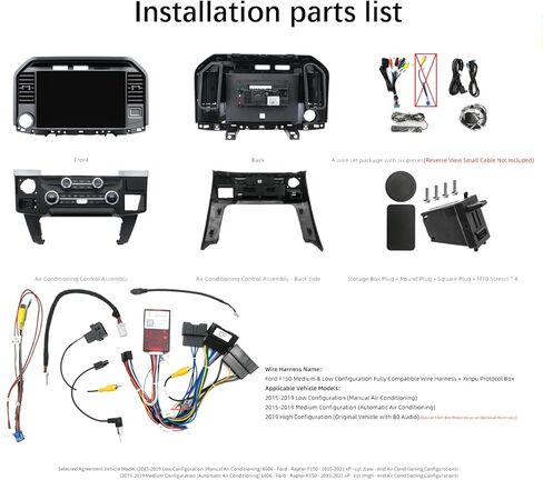 ترقية راديو السيارة لسيارة Ford F150 2015-2021 راديو السيارة Android 14 استبدال ستيريو 13.1 بوصة شاشة تعمل باللمس 8 النواة وحدة المعالجة المركزية Tesla نمط الشاشة العمودية مع Carplay اللاسلكي وAndroid Auto (13.1 بوصة 6 جيجابايت + 64 جيجابايت) in Saudi Arabia