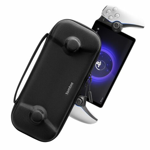 tomtoc Slim case for PS Portal Remote Player, Military Grade Protection | Odorless Felt Hard Shell Protective Travel Bag for Charging Cable & Accessories, Portable Storage Pouch for Daily Use in Saudi Arabia