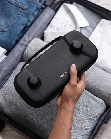 tomtoc Slim case for PS Portal Remote Player, Military Grade Protection | Odorless Felt Hard Shell Protective Travel Bag for Charging Cable & Accessories, Portable Storage Pouch for Daily Use in Saudi Arabia