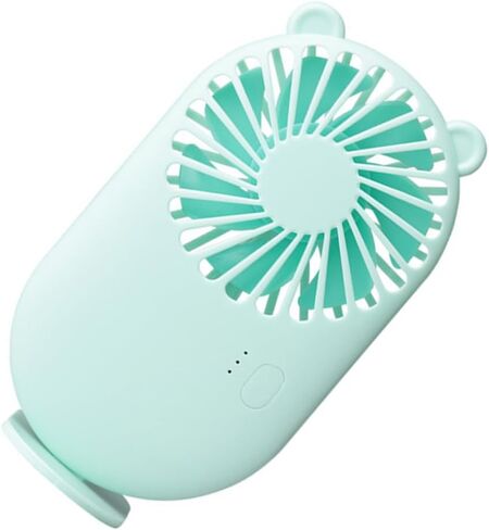 مروحة صغيرة صامتة قابلة لإعادة الشحن عبر USB من Gadpiparty، مروحة مكتب USB محمولة للمكتب والمنزل والمدرسة، تبريد هادئ أخضر مع تشغيل كتم الصوت in Kuwait