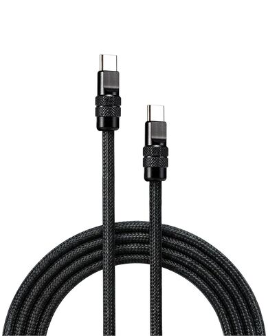 chubbycable Lite USB C to USB C Cable 240W Super Fast Charger Type C 10FT Cord Braided Nylon Charging Durable Data Transfer Cable for iPhone 17-15 Series/MacBook Pro/Air/iPad, Black in Saudi Arabia