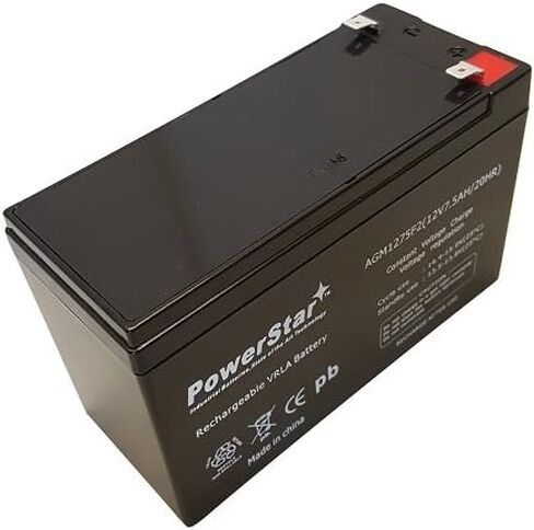 بطارية PowerStar 12V 7.5AH تحل محل البطارية المتوافقة مع APC ES500 ES550 RBC110 RBC2 12V 8ah ZPC 12V 9Ah in Kuwait