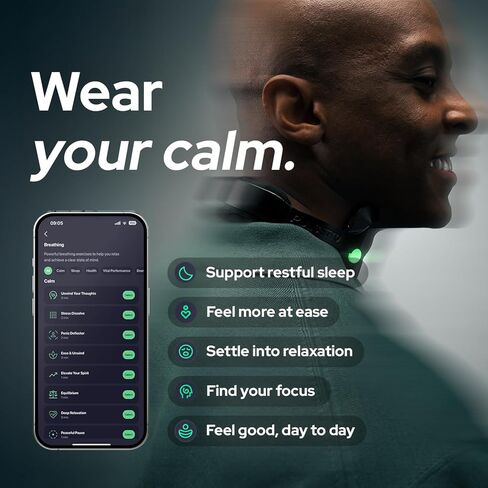 Pulsetto FIT Wellness Wearable with Vagus Nerve Support – Patented Neuro Technology for Relaxation, Stress Balance, Focus, and Restful Sleep in Saudi Arabia