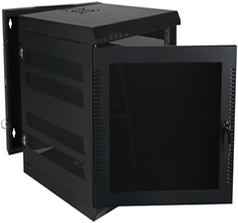 Quest Manufacturing Wall Enclosure, Front/Rear Access, 27"H x 21"W x 24"D, Black (WM3019-14-02) in Saudi Arabia