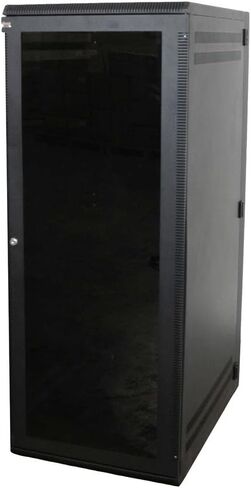 Quest Manufacturing Wall Enclosure, Front/Rear Access, 27"H x 21"W x 24"D, Black (WM3019-14-02) in Saudi Arabia