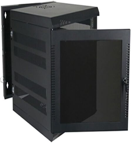 Quest Manufacturing Wall Enclosure, Front/Rear Access, 27"H x 21"W x 24"D, Black (WM3019-14-02) in Saudi Arabia