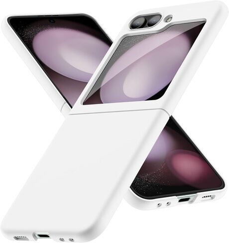 حافظة لهاتف Galaxy Z Flip 4، حافظة من البولي كربونات غير اللامعة للنساء والرجال والبنات والأولاد، حماية من السقوط، غطاء نحيف ورفيع مضاد للصدمات لهاتف Galaxy Z Flip 4، أخضر عميق 10.16 in Kuwait