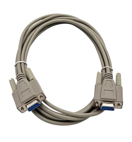 MICRO CONNECTORS 10 ft. Null Modem Serial (DB9 Female to Female) Cable Gray 10-Pack (M02-233-10P) in Saudi Arabia