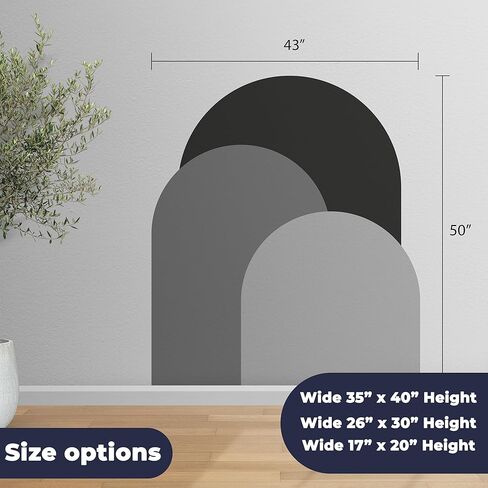 Boho Arch Headboard Wall Decal – Custom Name Vinyl Mural for Bedroom, Nursery, Living Room – Removable, Personalized Wall Art – Modern Bohemian Decor – Made in USA – WM1025 in Kuwait