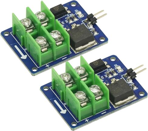 2 قطعة 3 فولت 5 فولت التحكم في الجهد المنخفض الجهد العالي 12 فولت 24 فولت 36 فولت وحدة تبديل Mosfet ، وحدة تبديل MOSFET لـ Arduino Connect IO MCU PWM التحكم في سرعة المحرك 22A in Saudi Arabia