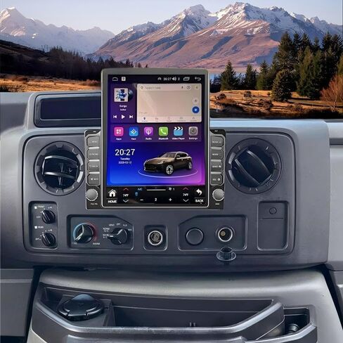 Andorid 13 Car Stereo for Ford E-150/E-250 2005-2014,for Ford E-350 Super Duty 2005-2019,9.7 Inch Touch Screen Radio with Wireless CarPlay/Android Auto 2Din GPS Bluetooth FM/AM Backup Camera,2+64G in Kuwait