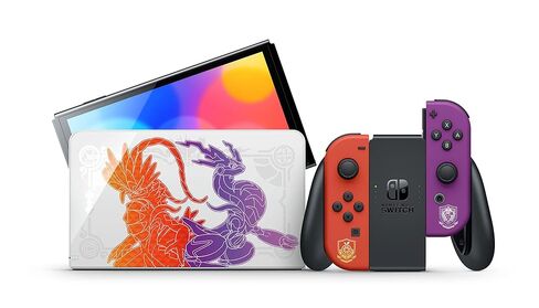 طراز Nintendo Switch OLED: إصدار Pokemon Scarlet & Violet (متجدد) in Kuwait