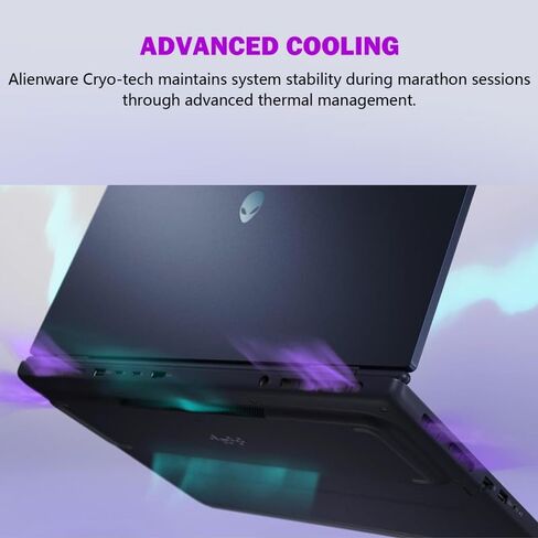 الكمبيوتر المحمول Alienware 16 Aurora للألعاب، شاشة AC16250 مقاس 16 بوصة WQXGA • 120 هرتز • Intel 10-Core 7 240H • ذاكرة الوصول العشوائي DDR5 سعة 32 جيجابايت • SSD 1 تيرابايت • NVIDIA GeForce RTX 5060 8 جيجابايت • لوحة مفاتيح بإضاءة خلفية • Wi-Fi 7 • Win  in Saudi Arabia