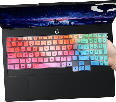 غطاء لوحة المفاتيح لجهاز 2025 الجديد 15 بوصة Lenovo Legion 5 /Legion 5i 15 بوصة 15.1 بوصة طراز الكمبيوتر المحمول: 15IAX10 15AHP10 15AKP10 15IRX10 لوحة مفاتيح واقية أمريكية شفافة in Kuwait