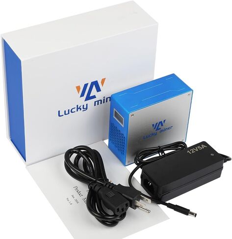 جهاز تعدين Lucky Miner LV07 Bitcoins ASIC للتعدين 1TH/S BTC SHA256 جهاز تعدين بيتكوين صامت صامت جهاز اليانصيب in Kuwait