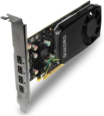 Lenovo PNY Nvidia Quadro P600 2GB GDDR5 4-Port Mini-DisplayPort Graphics Card is Compatible with Mini Tower Form Factor Machines(Renewed) in Kuwait